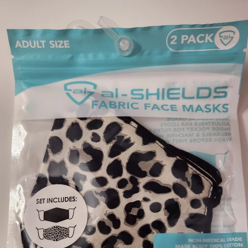 Animal Print Fabric Face Masks